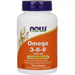 NOW FOODS Omega 3-6-9 1000 мг Omega 3