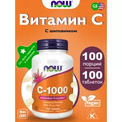NOW FOODS C-1000 with Rose Hips Витамин C