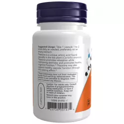NOW FOODS L-Theanine 200 mg with Inositol Раздельные амино. >>