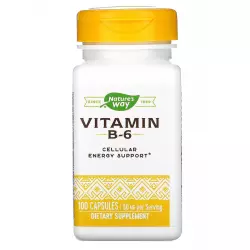 Nature's Way Vitamin B6 50 mg Витамины группы B