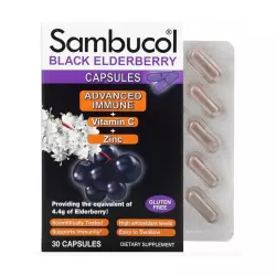 Sambucol CAPSULES Immuno Forte Vitamin C+Zinc Для иммунитета