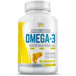 Proper Vit Wild Caught Omega 3 Fish oil 1000mg EPA 180 mg DHA 120 mg Omega 3
