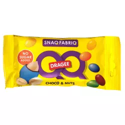 SNAQ FABRIQ Драже QQ с арахисом и молочным шоколадом покрытое разноцветной глазурью, без сахара Драже