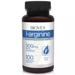 Biovea L-ARGININE 500 mg Аргинин / AAKG