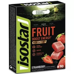 ISOSTAR Энергетическая конфета Isostar Energy Fruit Boost Клубника (10 шт по 10 г) 100 г Конфетки