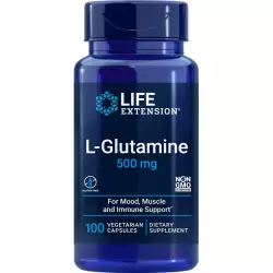 Life Extension L-Glutamine 500 mg Глютамин