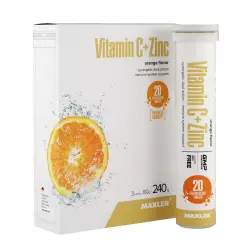 MAXLER Vitamin C + Zinc Effervescent Tablets Витамин C