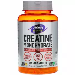 NOW FOODS Creatine 750 мг Креатин моногидрат