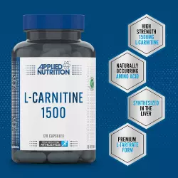 Applied Nutrition L-Carnitine 1500mg Карнитин в капсулах