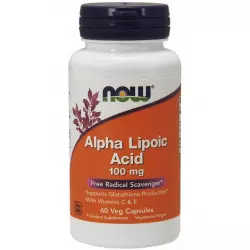 NOW FOODS Alpha Lipoic Acid – Альфа-липоевая кислота 100 mg Альфа-липоевая кислота (ALA)