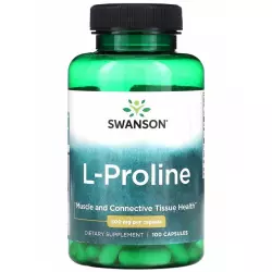 Swanson L-Proline 500 mg Комплексы аминокислот