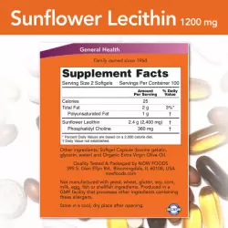 NOW FOODS Sunflower Lecithin Лецитин