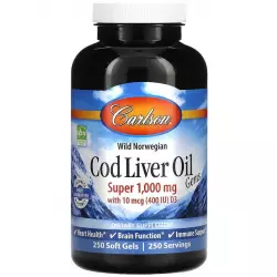 Carlson Labs Norw Cod Liver Oil Omega 3
