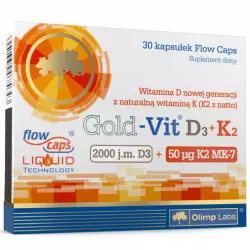 OLIMP GOLD-VIT D3+K2 2000МЕ Витамин K