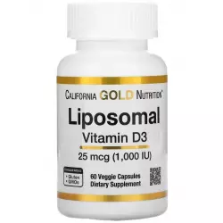 California Gold Nutrition Liposomal Vitamin D3 1000 IU Витамин D