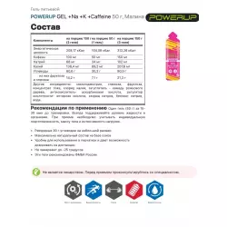 POWERUP GEL +Na +K +Caffeine Гели питьевые