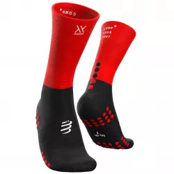 Compressport Носки Mid Compression Черный/Красный Компрессионные носки