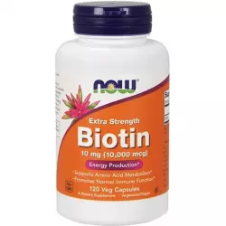 NOW FOODS Biotin 10 мг Биотин ( Biotin - H или B7)