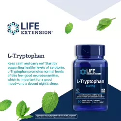 Life Extension L-Tryptophan 500 mg Триптофан