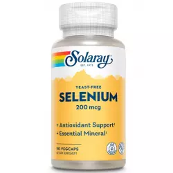 Solaray Selenium Yeast Free 200 mcg Селен