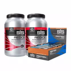 SCIENCE IN SPORT (SiS) 2 x REGO Rapid Recovery + 1 Protein Bars Наборы