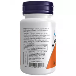 NOW FOODS Double Strength L-Theanine 200 mg with Inositol Теанин