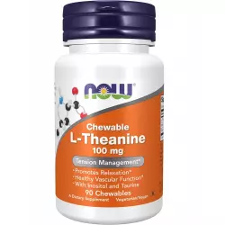 NOW FOODS L-Theanine 100 mg with Inositol and Taurine Раздельные амино. >>
