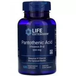 Life Extension Pantothenic Acid 500 mg Витамины группы B