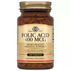 Solgar Folic Acid 400 mcg Фолиевая кислота (B9)