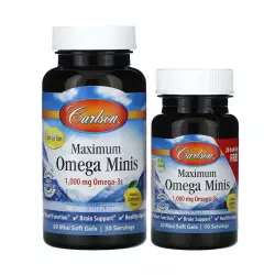 Carlson Labs Maximum Omega Minis Omega 3
