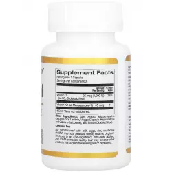 California Gold Nutrition Liposomal Vitamin K2+ D3 Витамин D