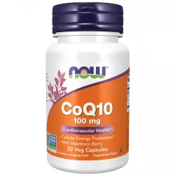 NOW FOODS CoQ10 100 mg – Кофермент Q10 Коэнзим Q10