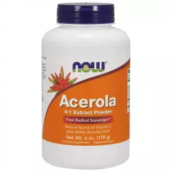 NOW Acerola 4-1 Extract Витамин C