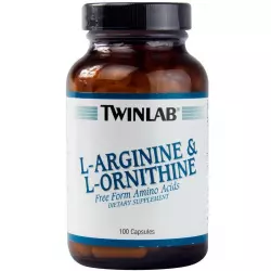 Twinlab L-Arginine L-Ornithine 1000/500 mg Аргинин / AAKG