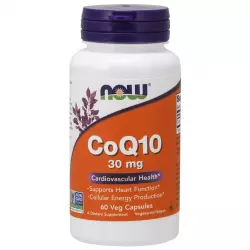 NOW FOODS CoQ10 – Кофермент Q10 30 мг Коэнзим Q10