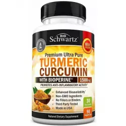 BioSchwartz Turmeric Curcumin with Bioperine 1500 mg Антиоксиданты