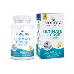 Nordic Naturals Omega3 Fish Oil 1280 mg Omega 3, Жирные кислоты