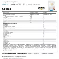 MAXLER Ultra Whey Сывороточный протеин