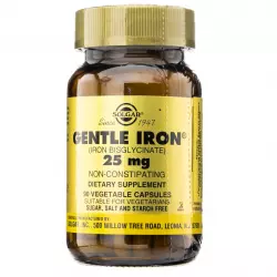 Solgar Gentle Iron бисглицинат (25 мг) Железо