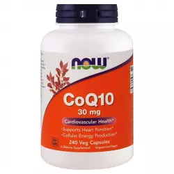 NOW CoQ10 – Кофермент Q10 30 мг Коэнзим Q10