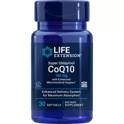 Life Extension Super Ubiquinol CoQ10 with Enhanced Mitochondrial Support 100 mg Коэнзим Q10