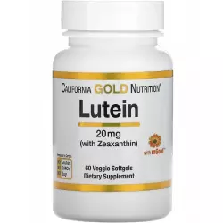 California Gold Nutrition Lutein whit Zeaxanthin 20 mg Для зрения