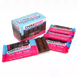 Chikalab Тёмный шоколад без сахара CHIKASPORT Протеиновые батончики