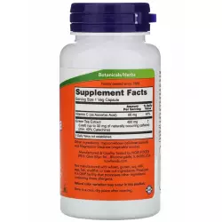 NOW FOODS Green Tea Extract 400 mg Антиоксиданты