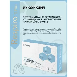 Vitual Laboratories Respiro 3 Plus пептиды бронхов Пептиды Хавинсона