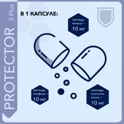 Vitual Laboratories Protector 3 Plus Пептиды Хавинсона