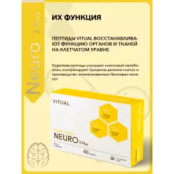 Vitual Laboratories Neuro 3 Plus  пептиды Хавинсона для мозга Пептиды Хавинсона