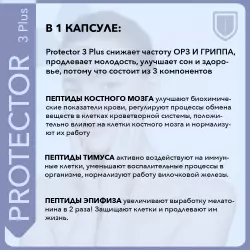 Vitual Laboratories Protector 3 Plus Пептиды Хавинсона